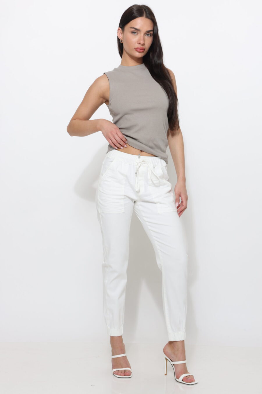 מכנס צ׳ארלי לבן