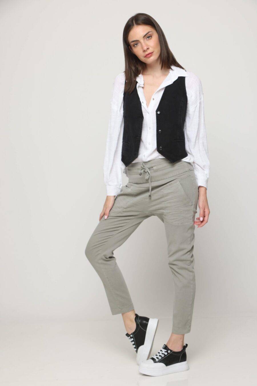 מכנס קיילי אפור