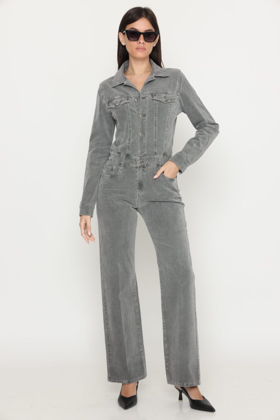 אוברול סידי אפור