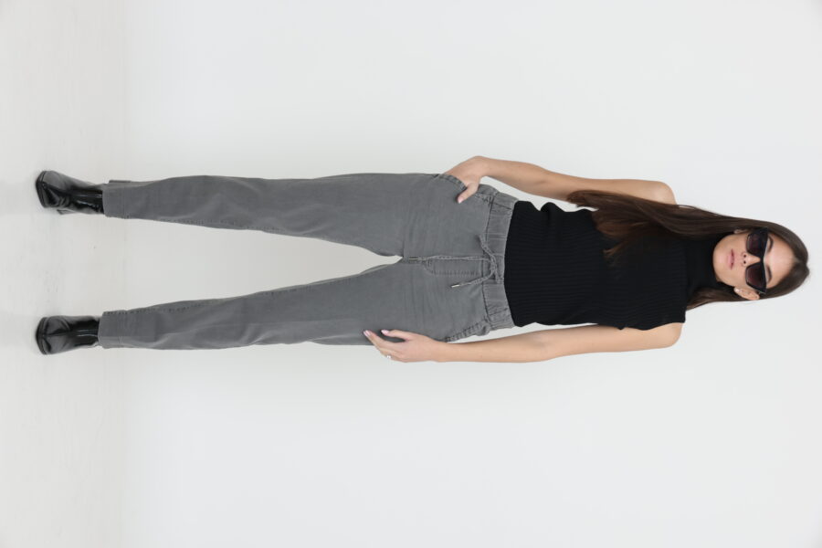 מכנס מירבל אפור פלדה