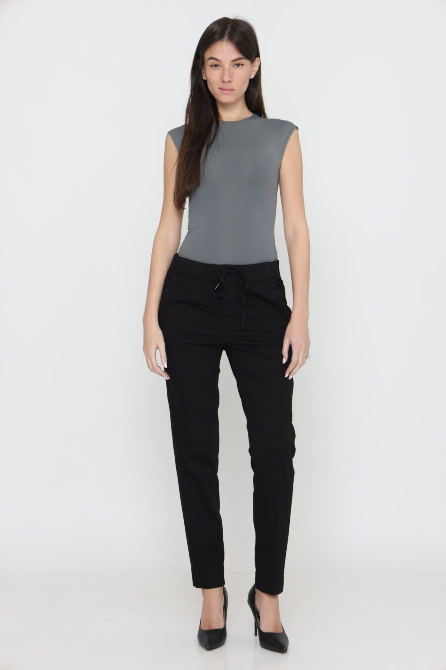 מכנס מירבל שחור פחם