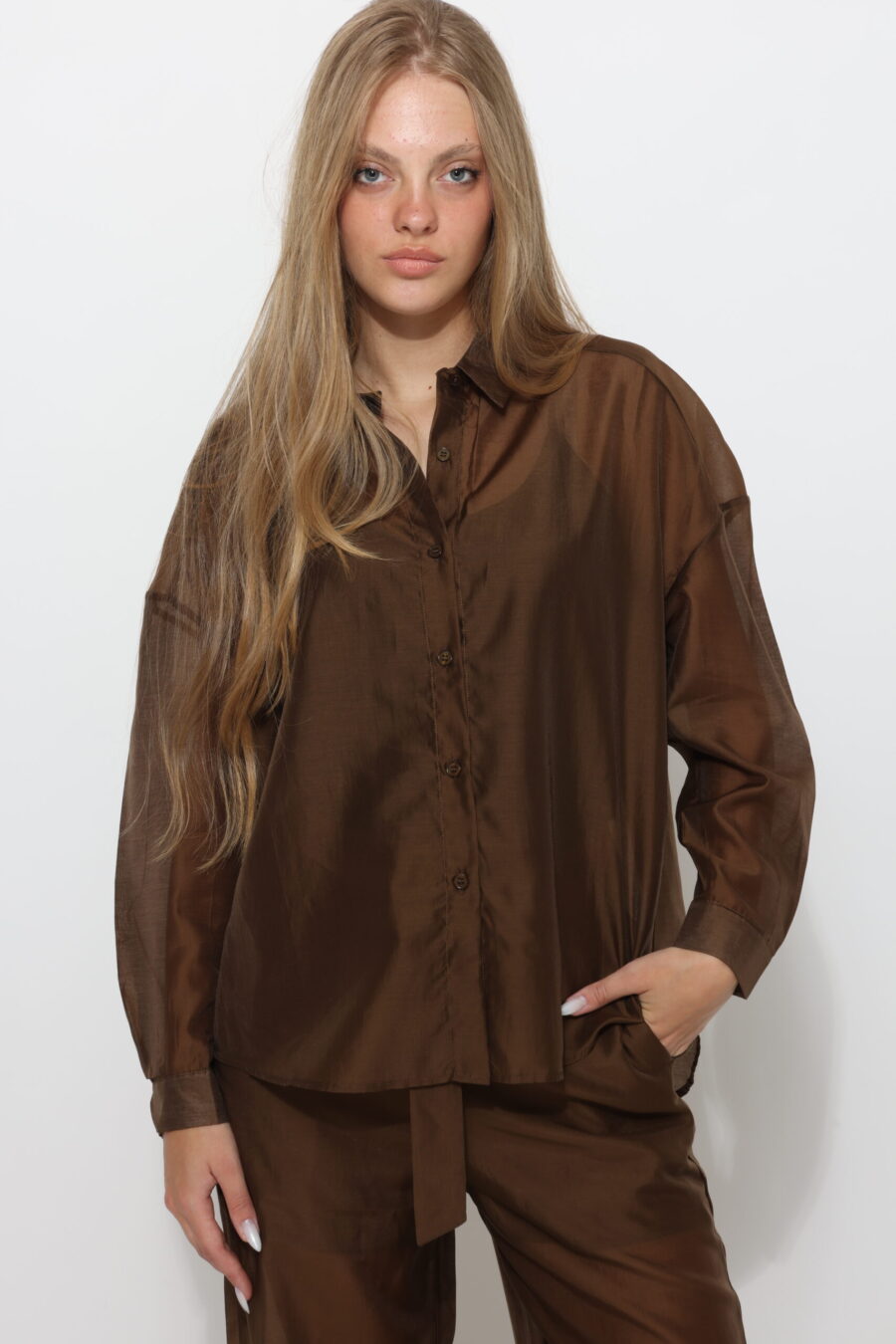 חולצת מונרו חום