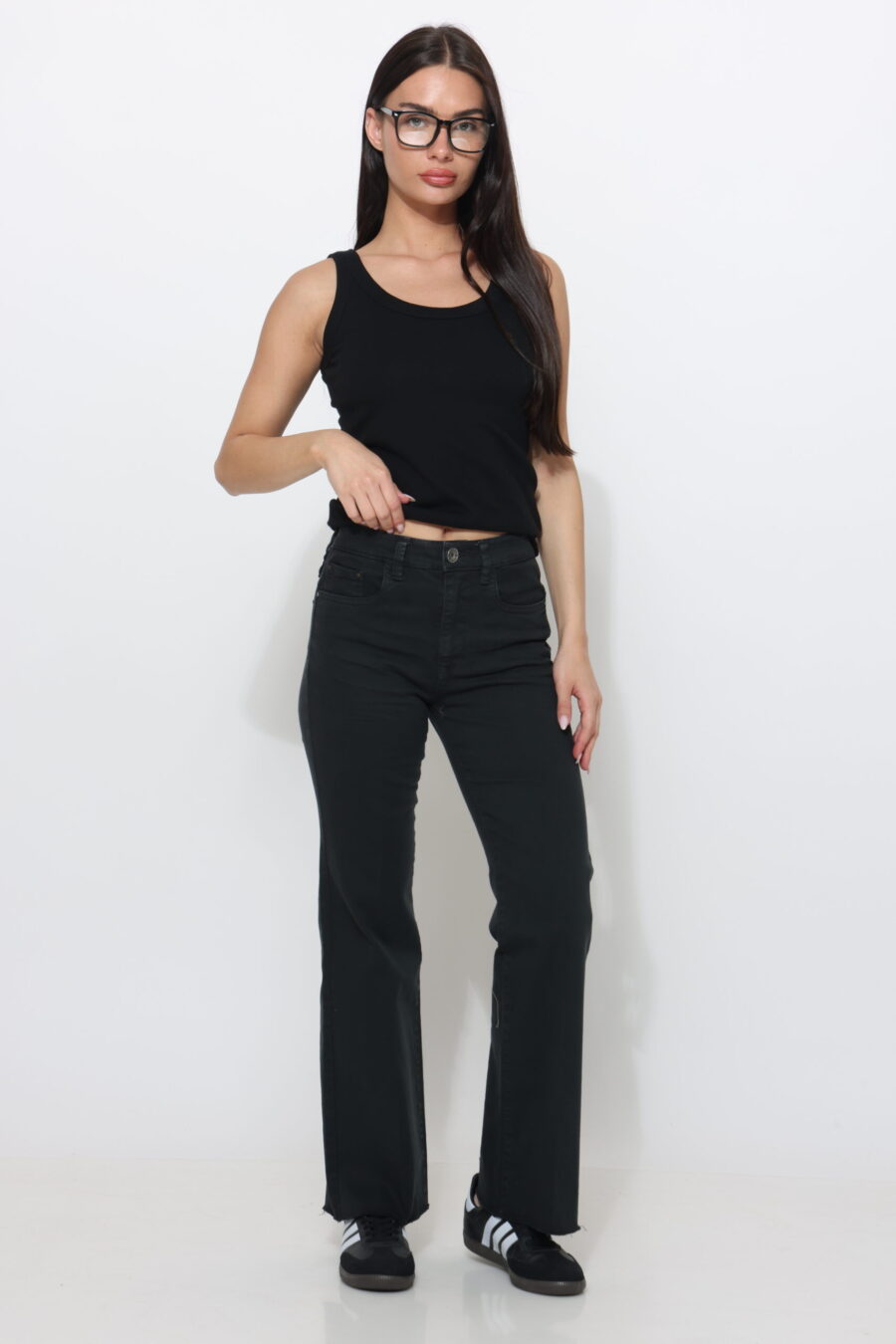 מכנס ניקי אפור-שחור