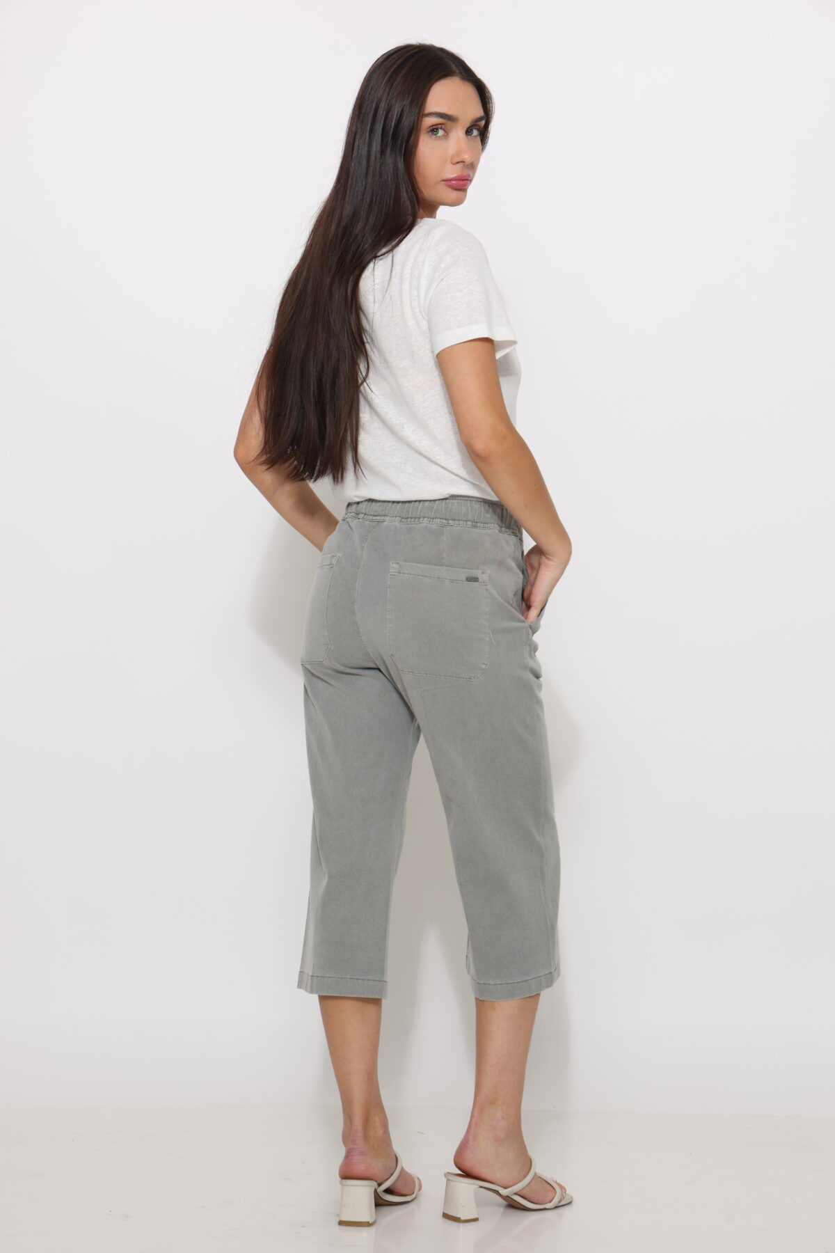 ⁦מכנס אנדריאה אפור⁩ – תמונה ⁦3⁩