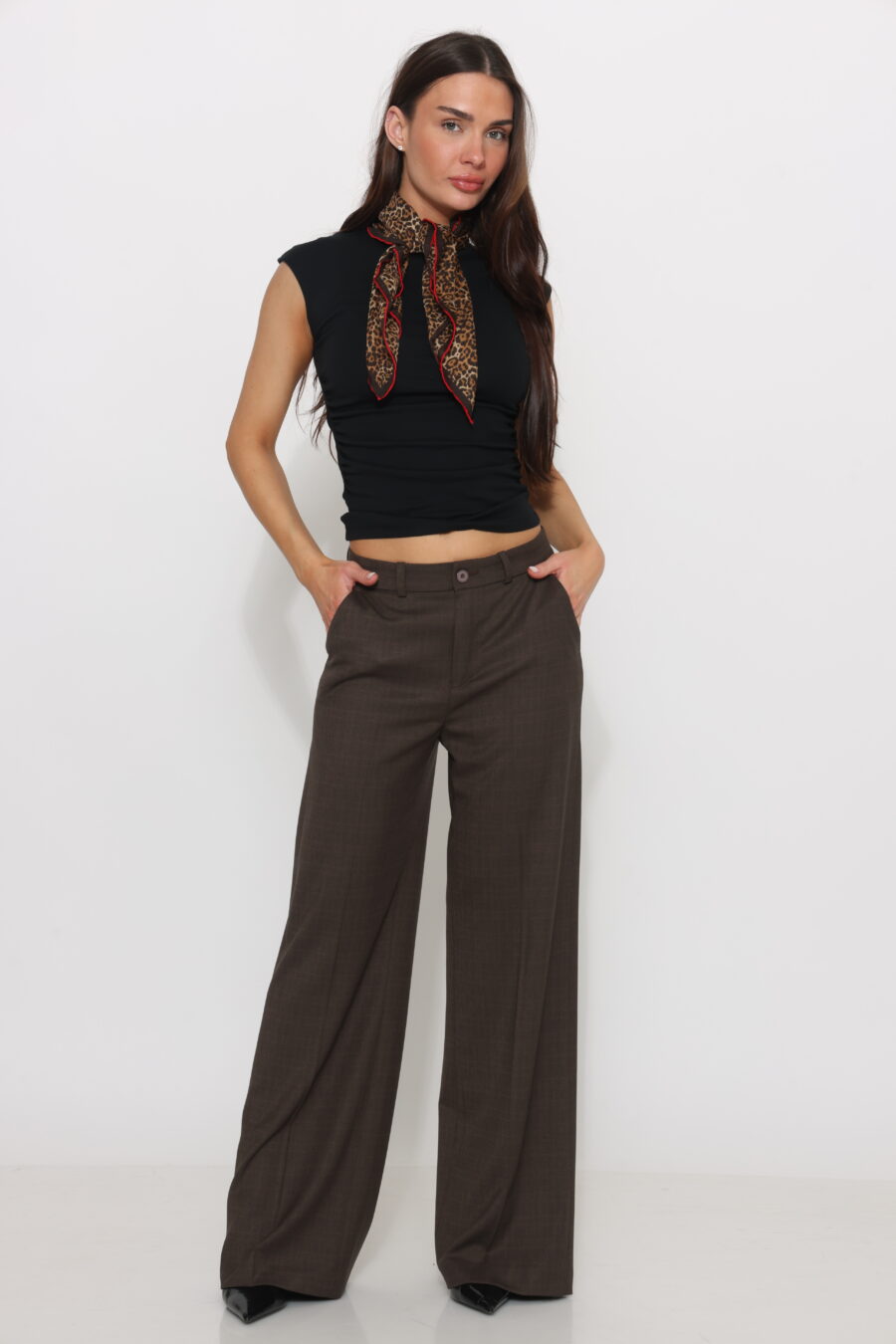 מכנס אלמה חום