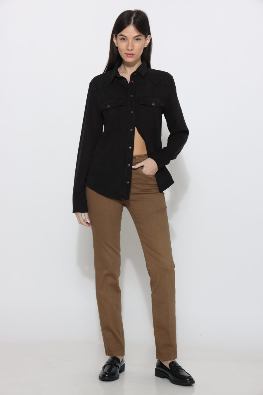 סקיני אומל חום כאמל