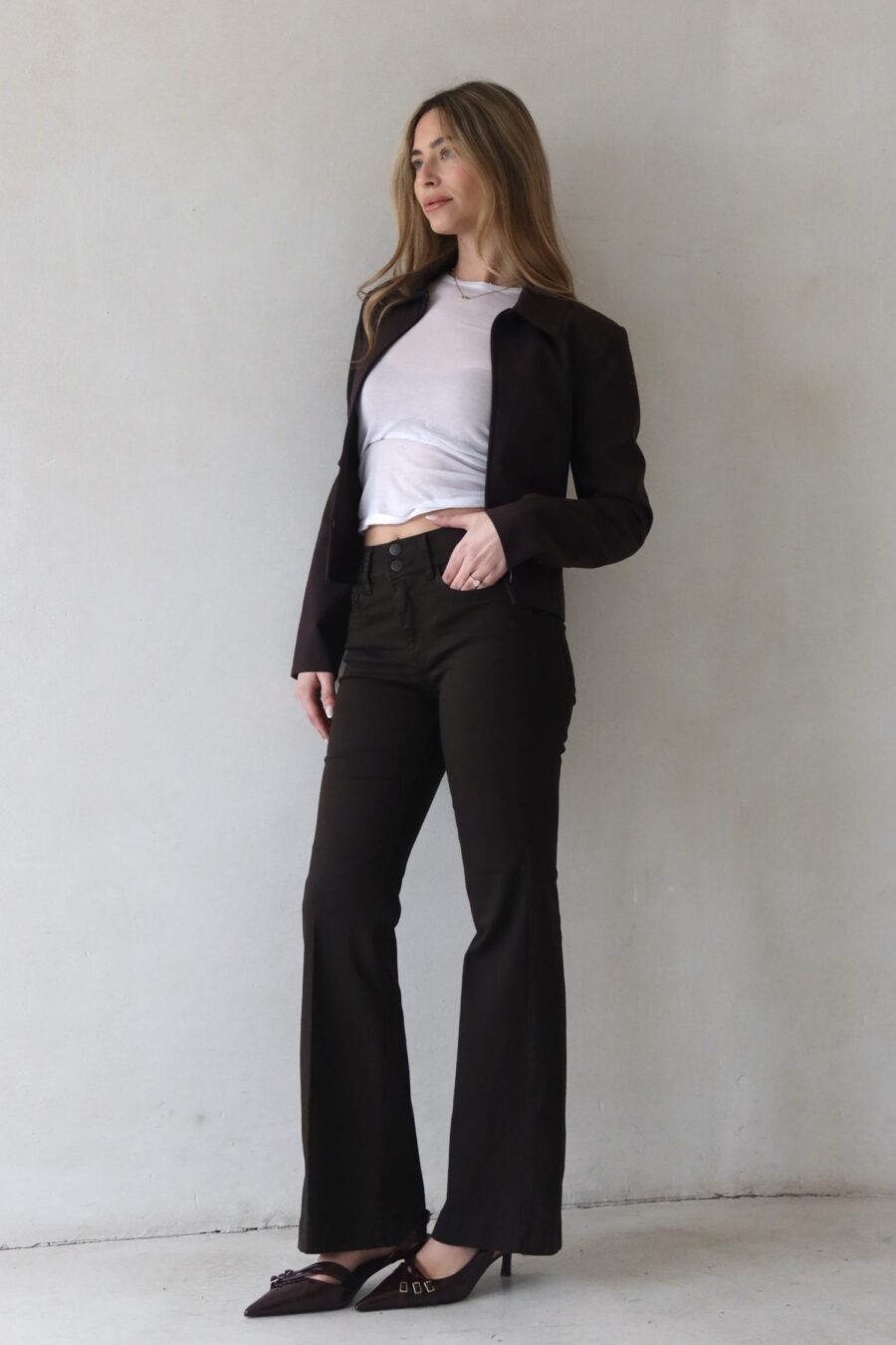 מכנס מוניק חום