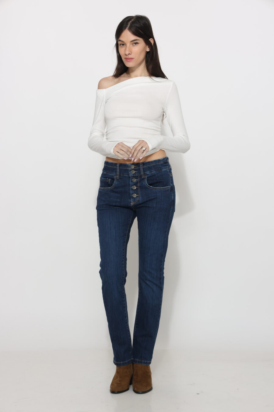 ג׳ינס לולו כפתורים