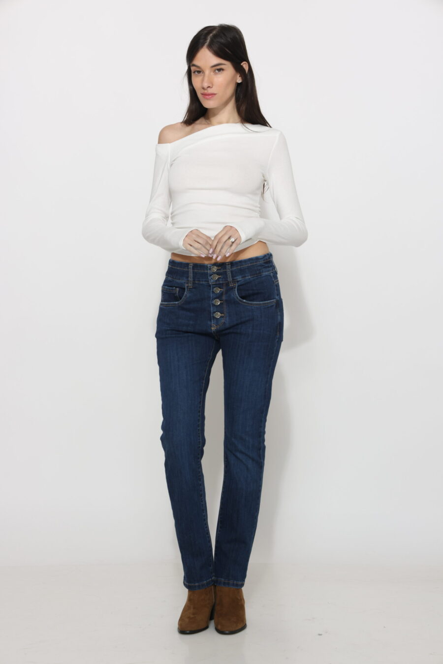 ג׳ינס לולו כפתורים