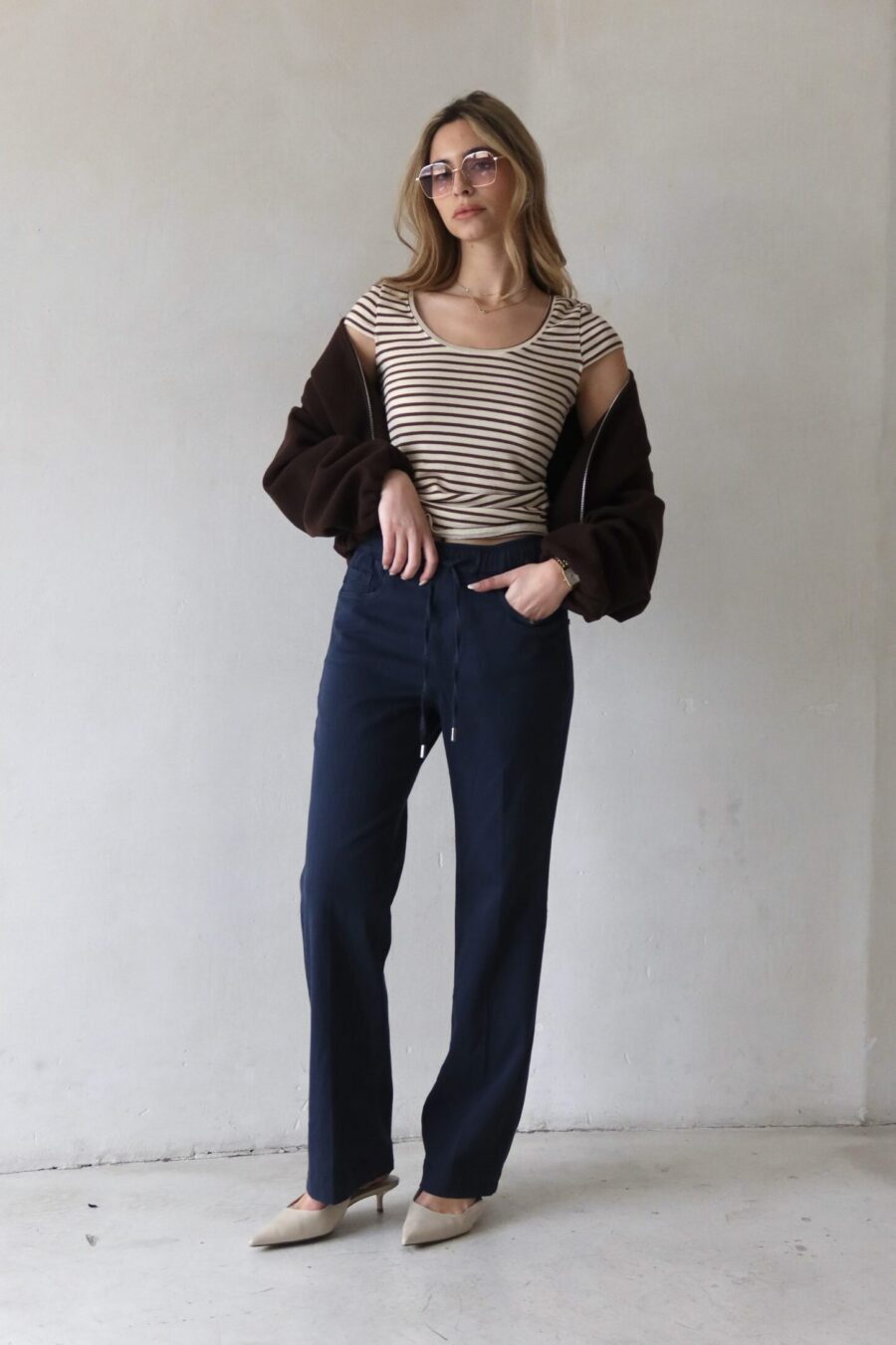 מכנס ארלי כחול נייבי