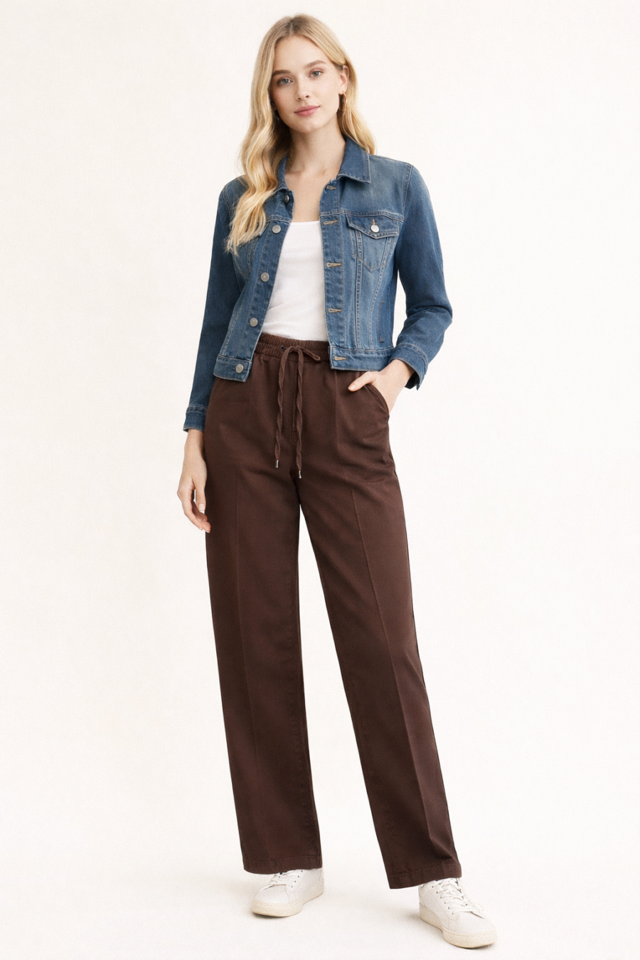 מכנס ארלי חום שוקולד