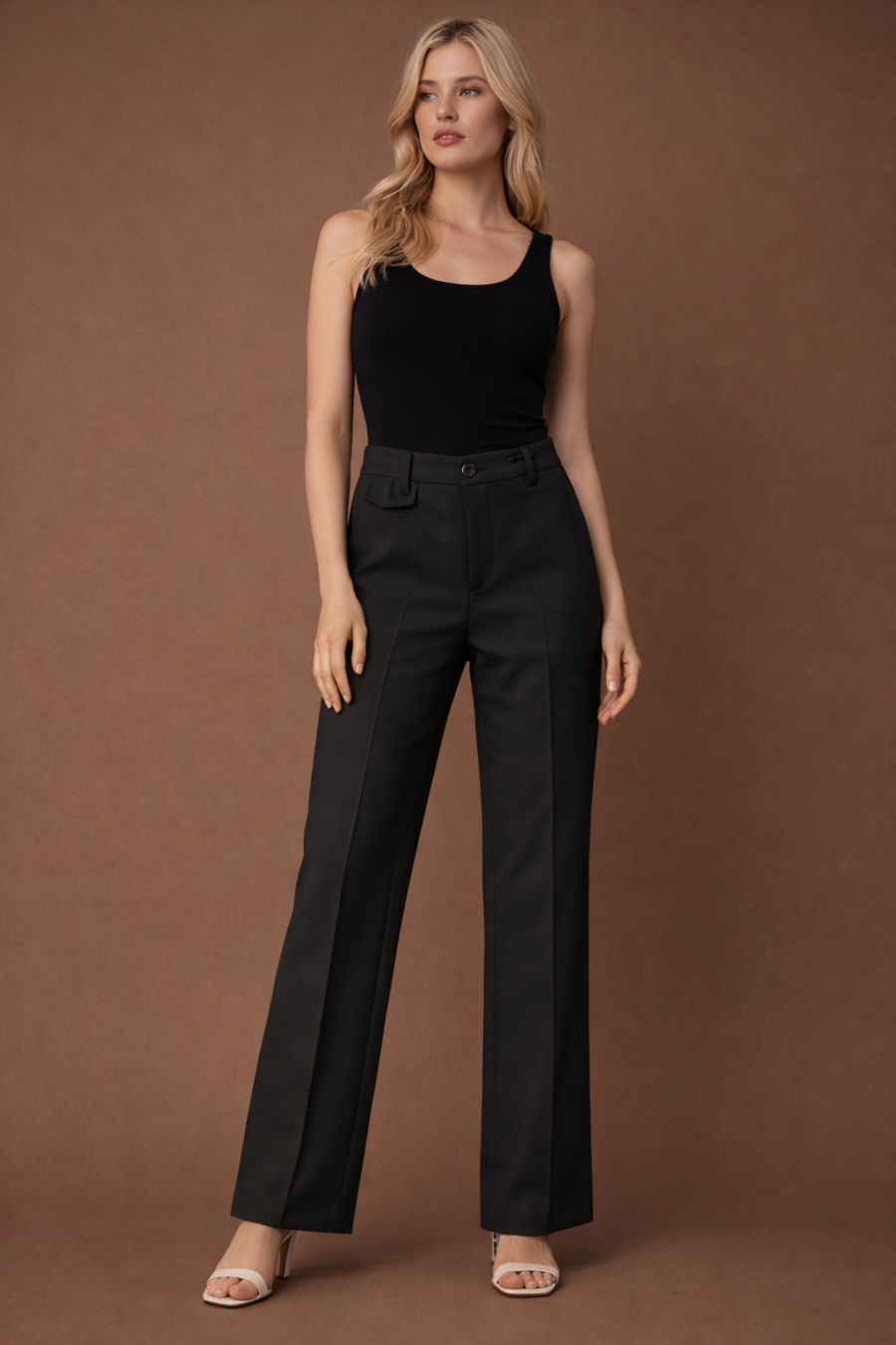 מכנס קים שחור