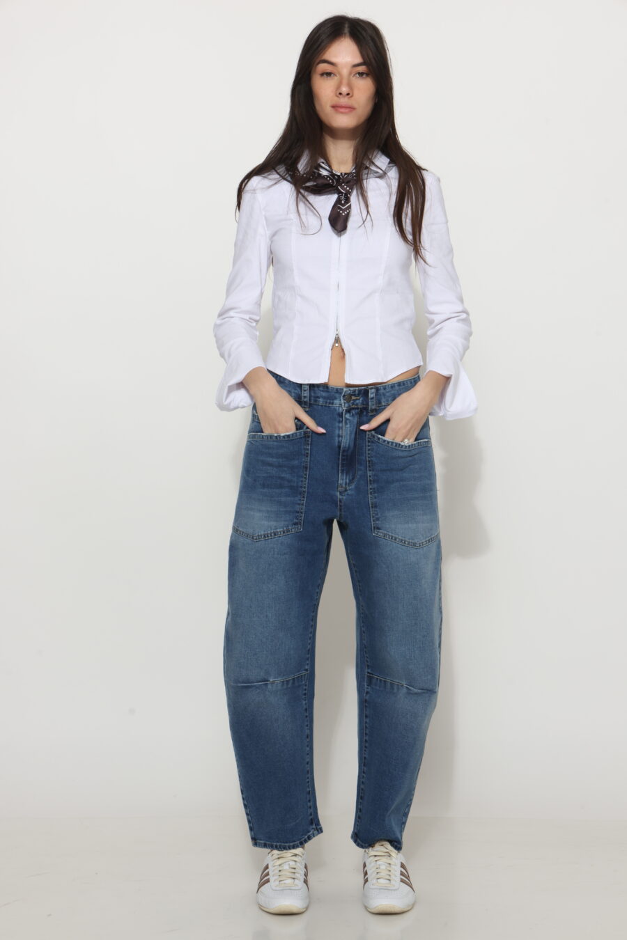 ג׳ינס בלון כיסי דגמ״ח