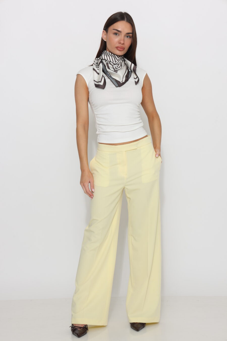 מכנס סוקו צהוב