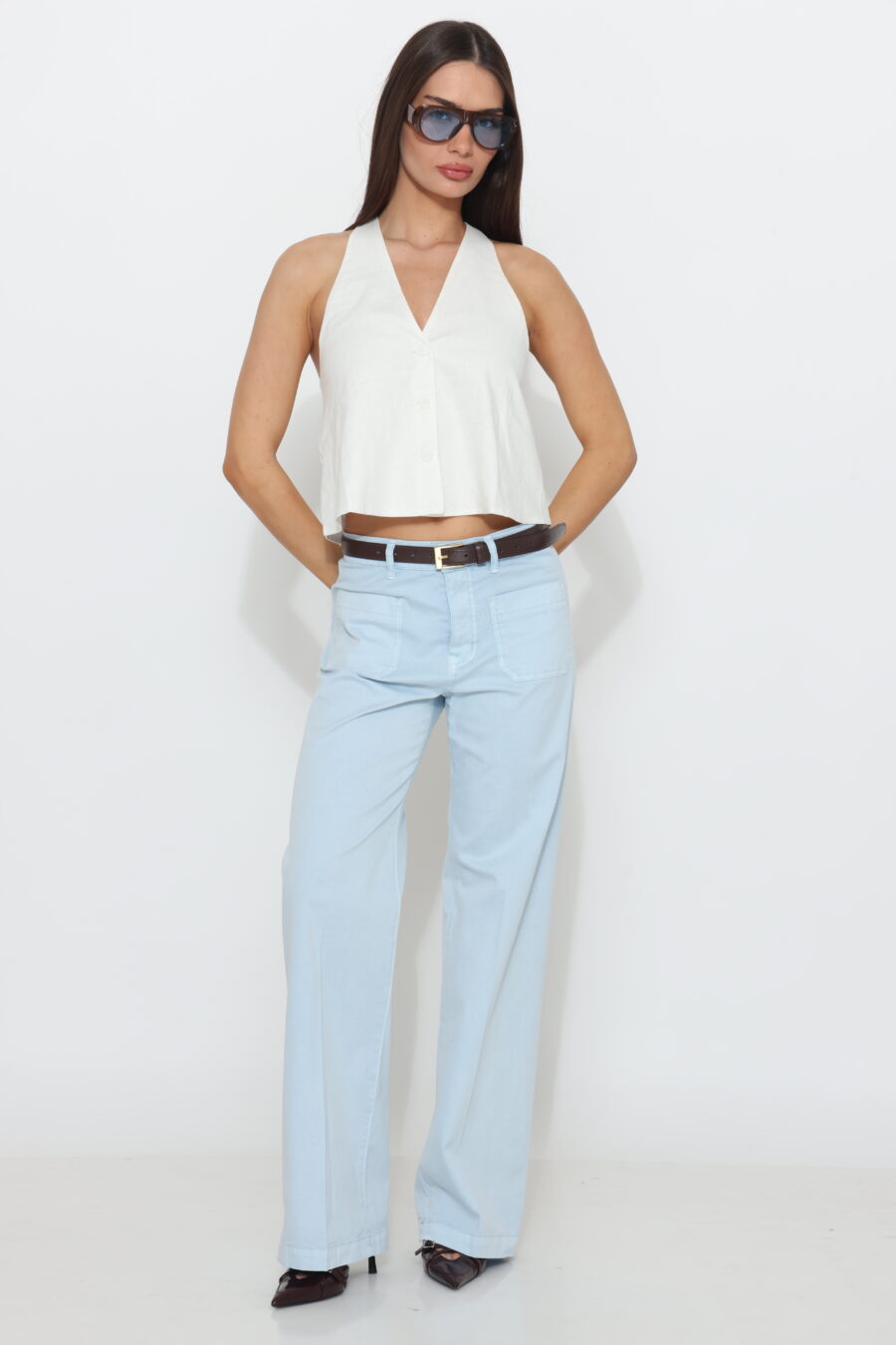 מכנס מוי תכלת