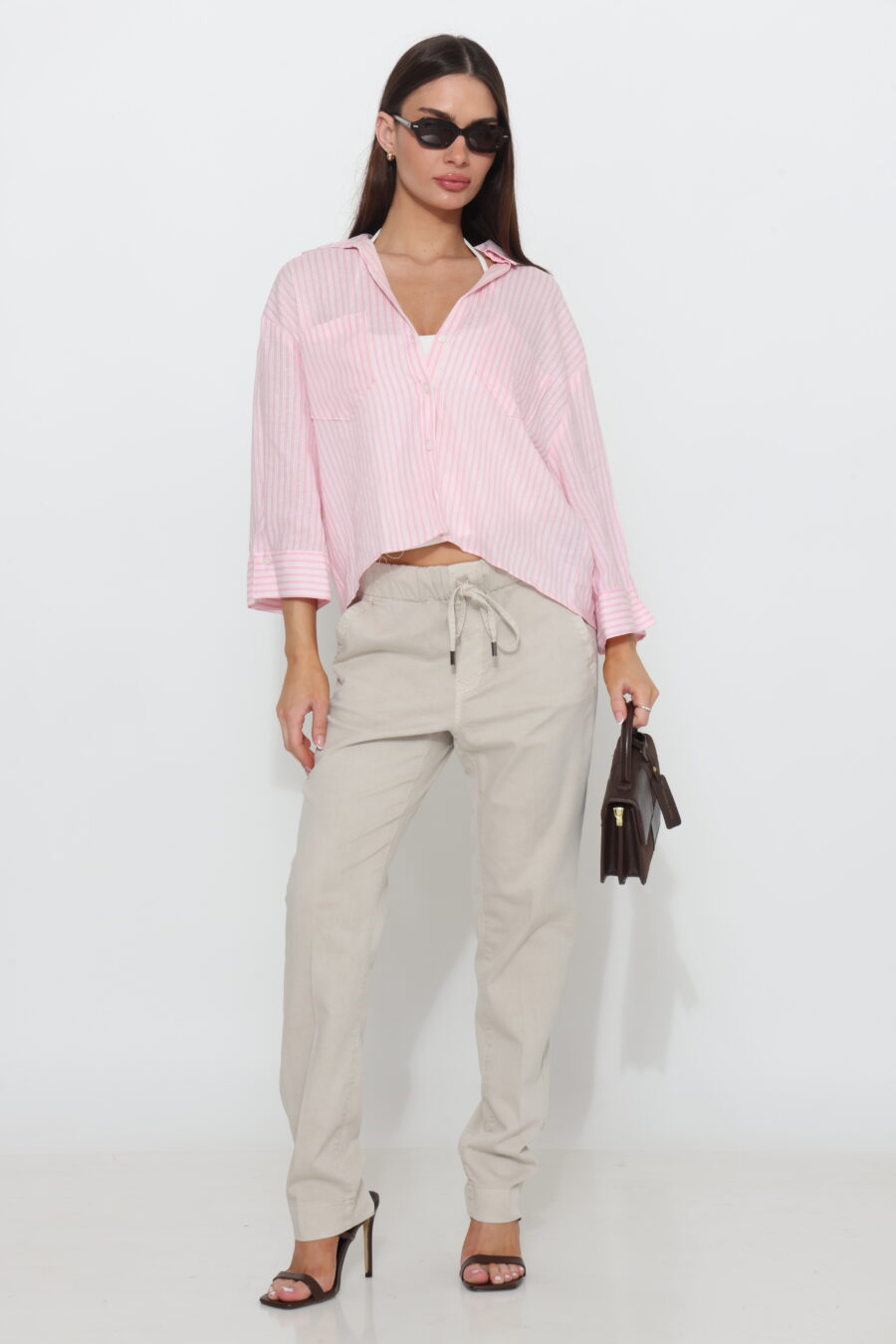 מכנס מירבל קרם