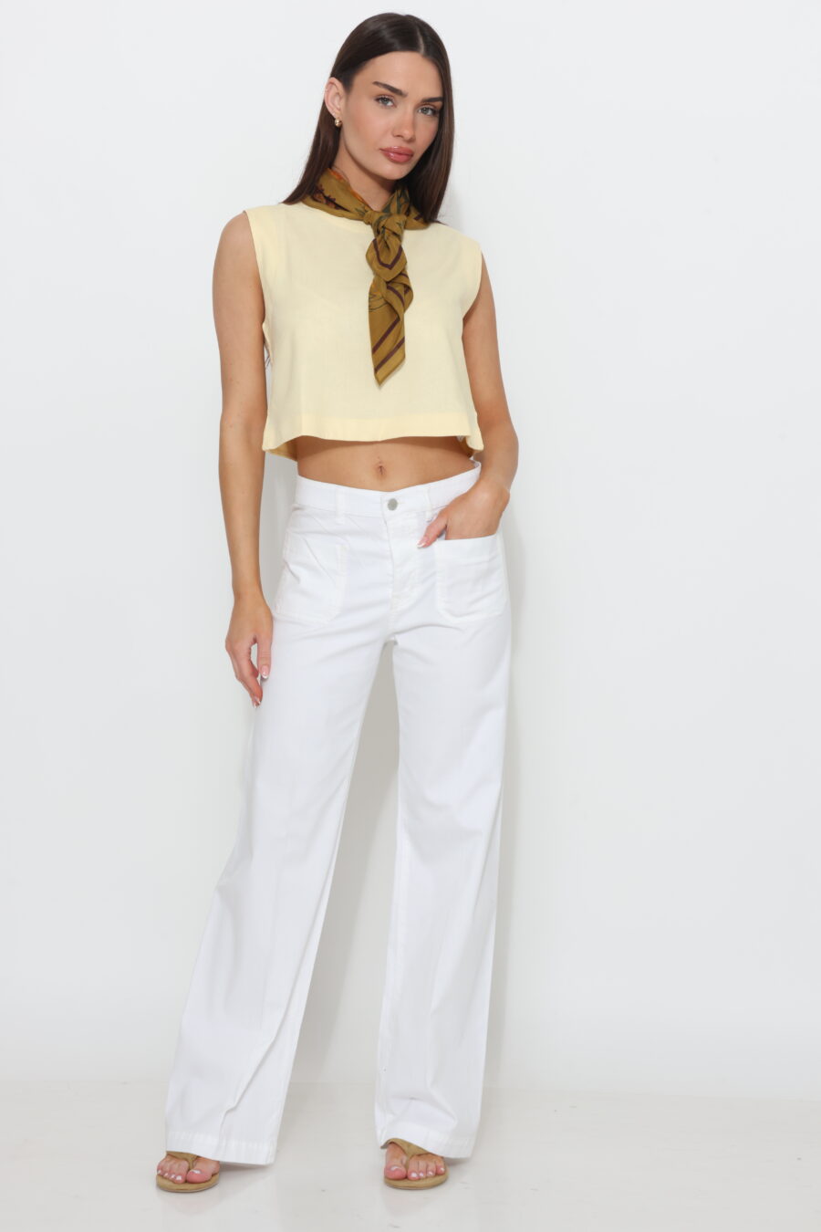 מכנס מוי לבן